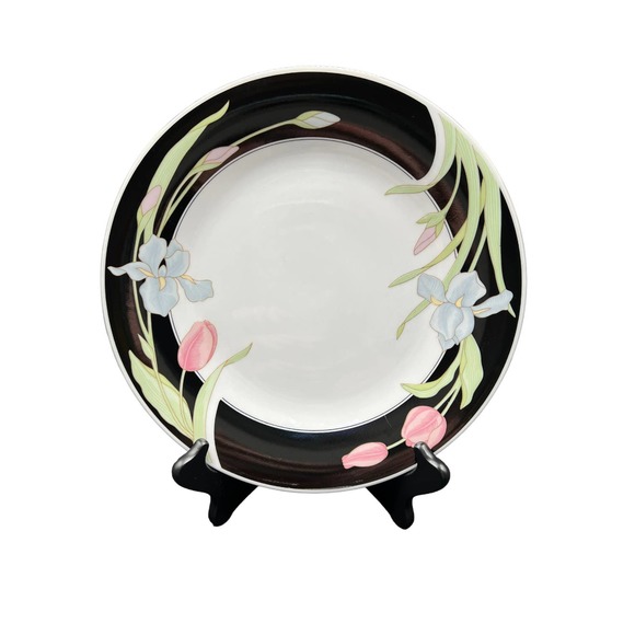 Fairfield Fine China Vanessa Pattern 5 Piece Place Setting Tulip & Iris - Picture 3 of 7